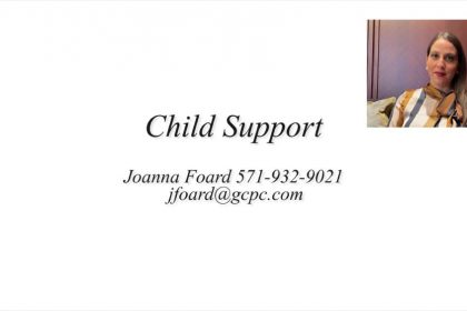 Video introduces basic concepts of child support in Virginia divorce